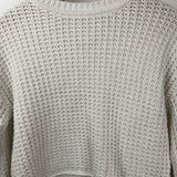 Size 12-14: Design History White Knitted Sweater