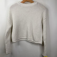 Size 12-14: Design History White Knitted Sweater