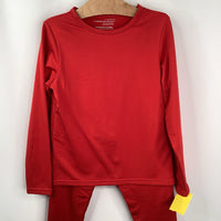 Size 8-10: Thermajohn Red 2pc Base Layer/ Pjs