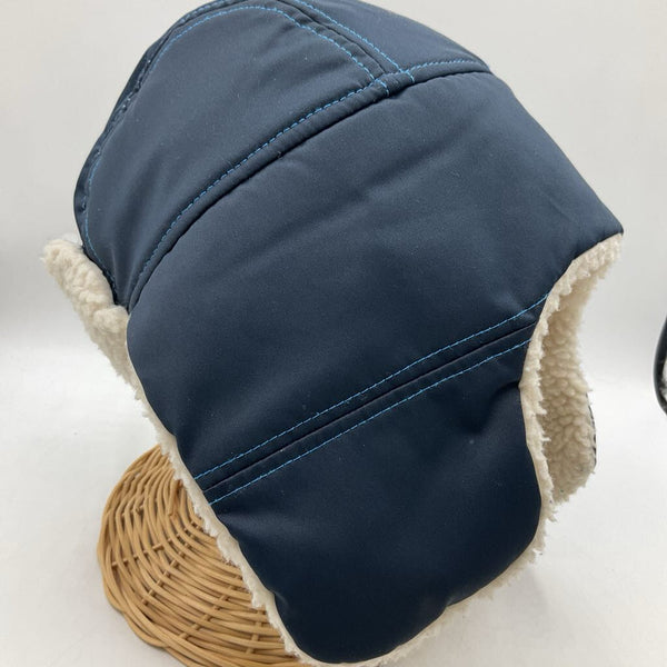 Size M/L: Crewcuts Blue Fuzzy Lined Winter Hat