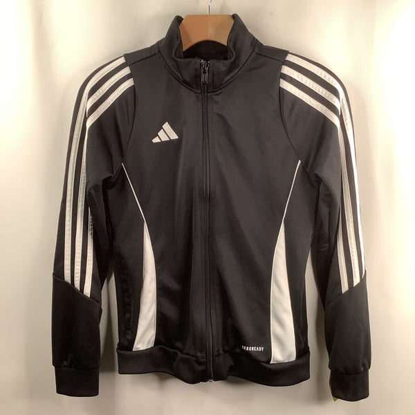 Size 11-12: Adidas Black Zip-Up Coat