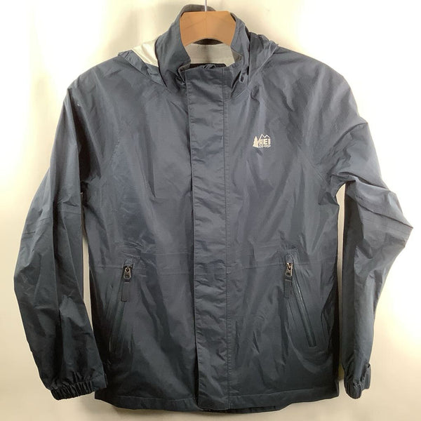 Size 10-12: REI Co-Op Dark Bleu Rain Coat