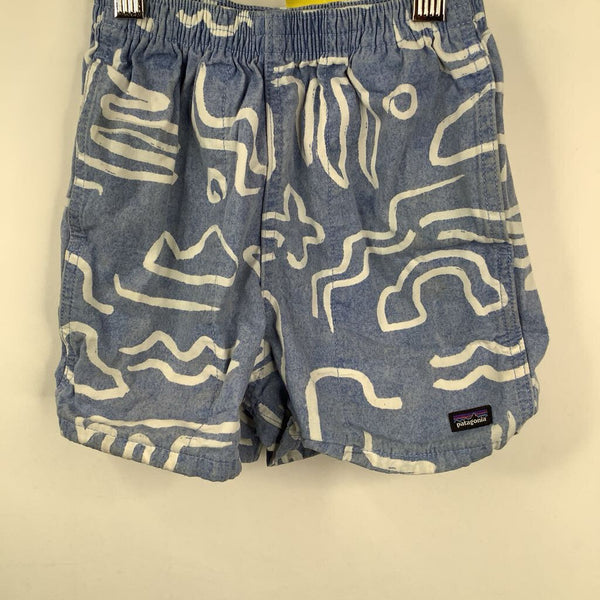 Size 4: Patagonia Blue/White Shorts- REDUCED