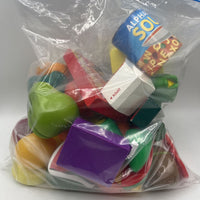2 Gallon Bag Of Assorted Pretend Play Food