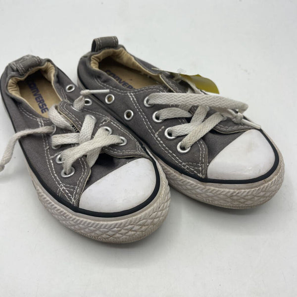 Size 11.5: Converse Grey Lace-Up Sneakers