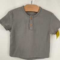 Size 6-12m: Quincy Mae Grey T-Shirt