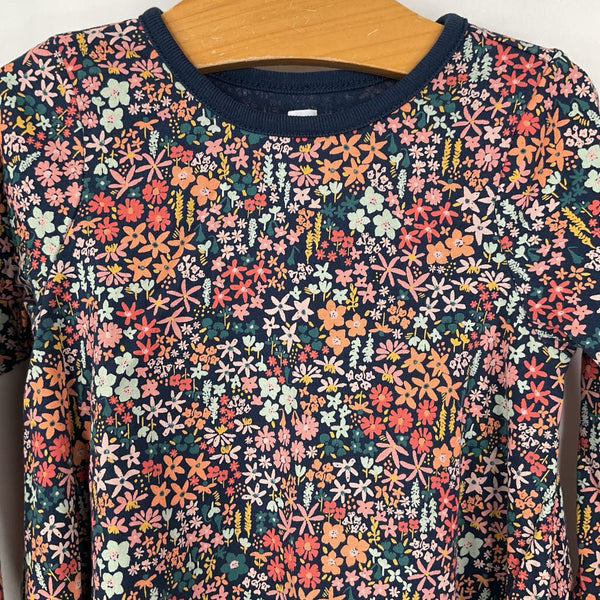 Size 12-18m: Tea Blue/Colorful Floral Long Sleeve Dress