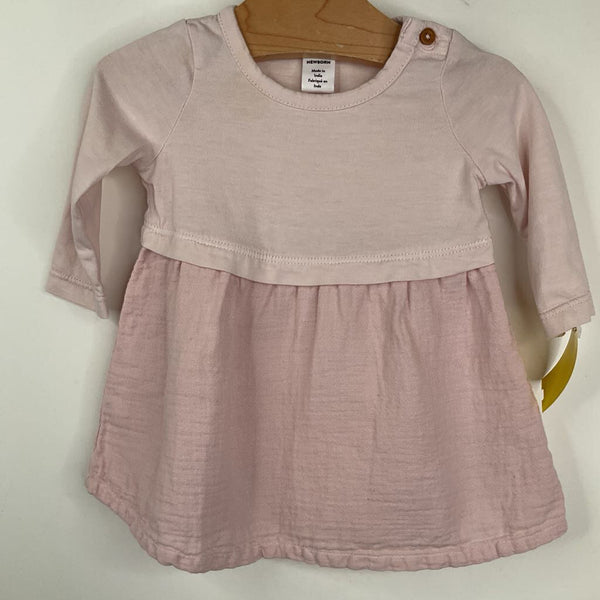 Size NB: Nordstrom Pink Long Sleeve Dress