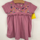 Size 3-6m: Peek Pink Floral Short Sleeve Dress