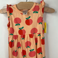 Size 18-24m (800: Hanna Andersson Orange Apple Print Tank Romper