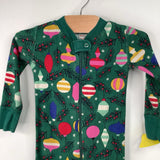 Size 18-24m (80): Hanna Andersson Green Ornament Print 1pc PJs