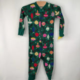 Size 18-24m (80): Hanna Andersson Green Ornament Print 1pc PJs