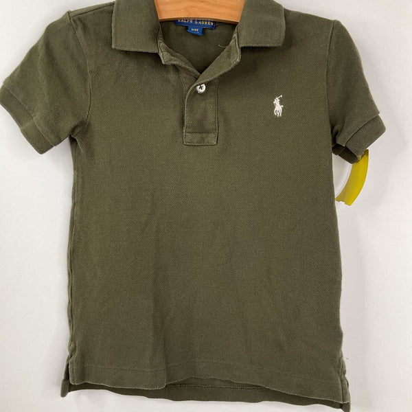 Size 3: Ralph Lauren Green Collared T-Shirt