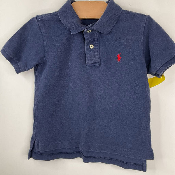 Size 3: Ralph Lauren Blue Collared T-Shirt