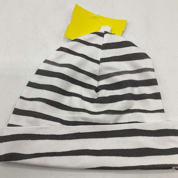 Size 4-6m: H&M White/Black Striped Beanie