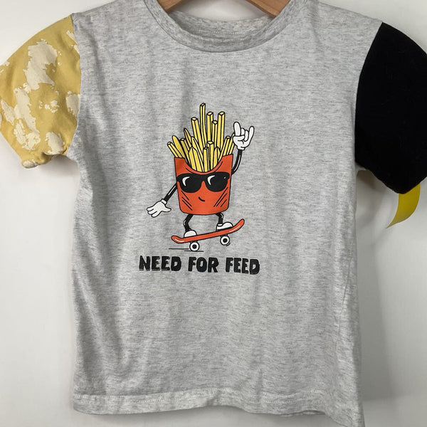 Size 7:Dot Grey "Need For Feed" T-Shirt