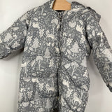 Size 3-6m: Lands End Grey/White Forest Puffy Bunting