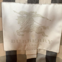 COLLECTIONS CORNER Size 12m: Burberry Yellow Poly Fill Zip Up Hooded Puffer Coat