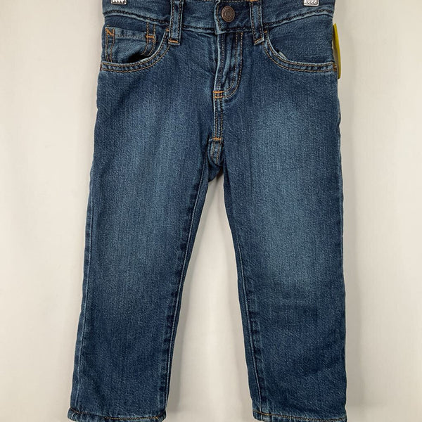 Size 3: Gap Fleece Lined Blue Jeans