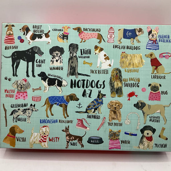 Hot Dogs A-Z 1000pc Puzzle- As Is