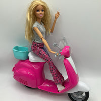 Barbie and Barbie Pink Scooter