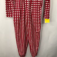 Size 6-7 (120): Hanna Andersson Red White Romper