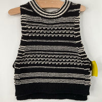 Size 6-7: Zara Black White Sweater Vest