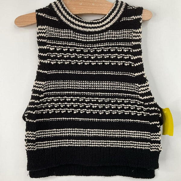Size 6-7: Zara Black White Sweater Vest