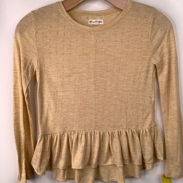 Size 7-8: Tucker + Tate Yellow Long Sleeve Shirt