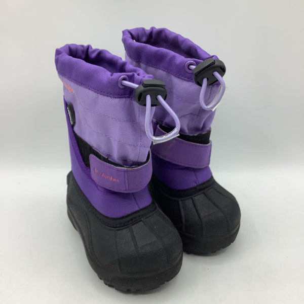 Size 5: Columbia Purple Snow Boots