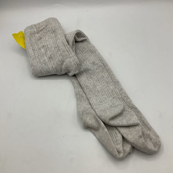 Sie 3-4: Little Stocking Co. Grey Knitted Footy Tights