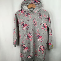 Size 8: Gap Grey/Pink Floral Hoodie