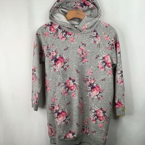 Size 8: Gap Grey/Pink Floral Hoodie