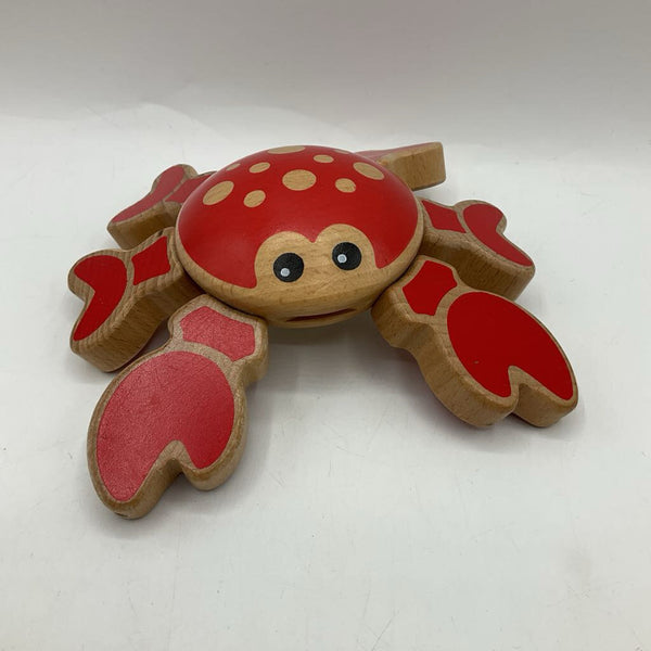 Melissa & Doug Wooden Red Crab Toy