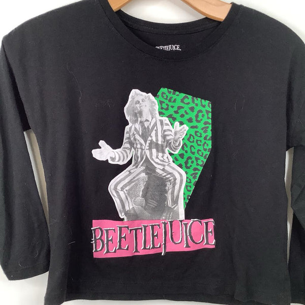 Size 10-12: Black Beetle Juice Long Sleeve Shirt