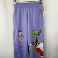 Size 14-16: Dr. Suess Purple Grinch Sweat Pants