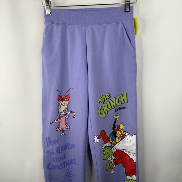 Size 14-16: Dr. Suess Purple Grinch Sweat Pants
