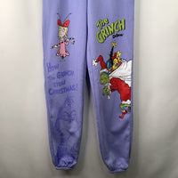 Size 14-16: Dr. Suess Purple Grinch Sweat Pants