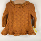 Size 3-6m: Tahari Green Knitted Long Sleeve Dress