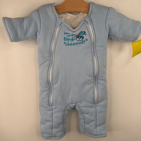 Size S: Baby Merlin's Blue Magic Sleepsuit