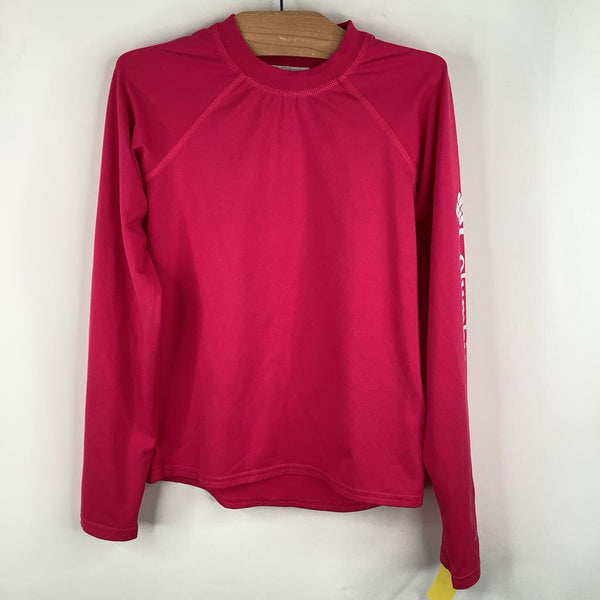 Size 8: Columbia Pink Long Sleeve Shirt