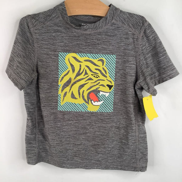 Size 3: Hanna Andersson Grey Tiger Print T-Shirt