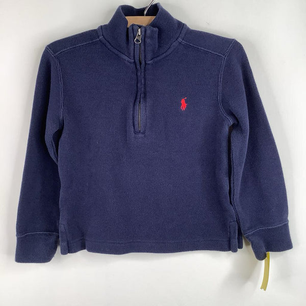 Size 3: Ralph Lauren Blue Quarter Zip Up Swater