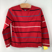 Size 5: Gap Red White Blue Striped Shirt