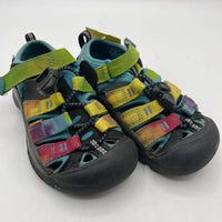 Size 9: Keen Rainbow Color Toggle Velcro Sandals