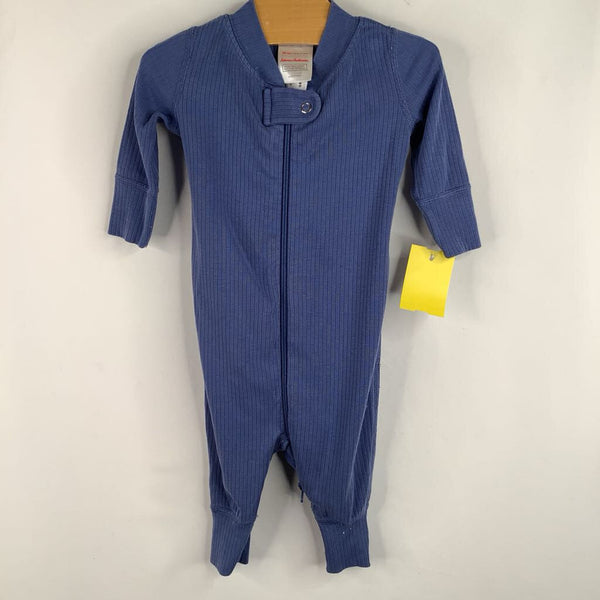 Size 0-3m (50): Hanna Andersson Blue1pc PJs