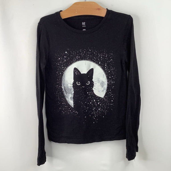 Size 6-7: Gap Black Cat Long Sleeve Shirt