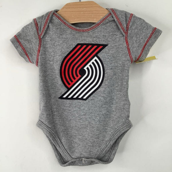Size 0-3m: NBA Trailblazer Short Sleeve Onesie