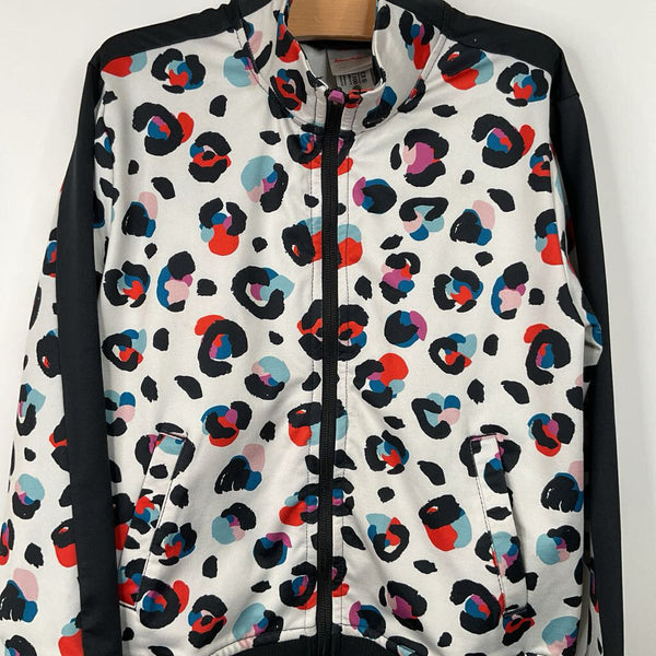 Size 6-7 (120): Hanna Andersson Pink White Black Track Suit
