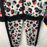 Size 6-7 (120): Hanna Andersson Pink White Black Track Suit